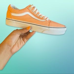 Orange Old Skool Vans